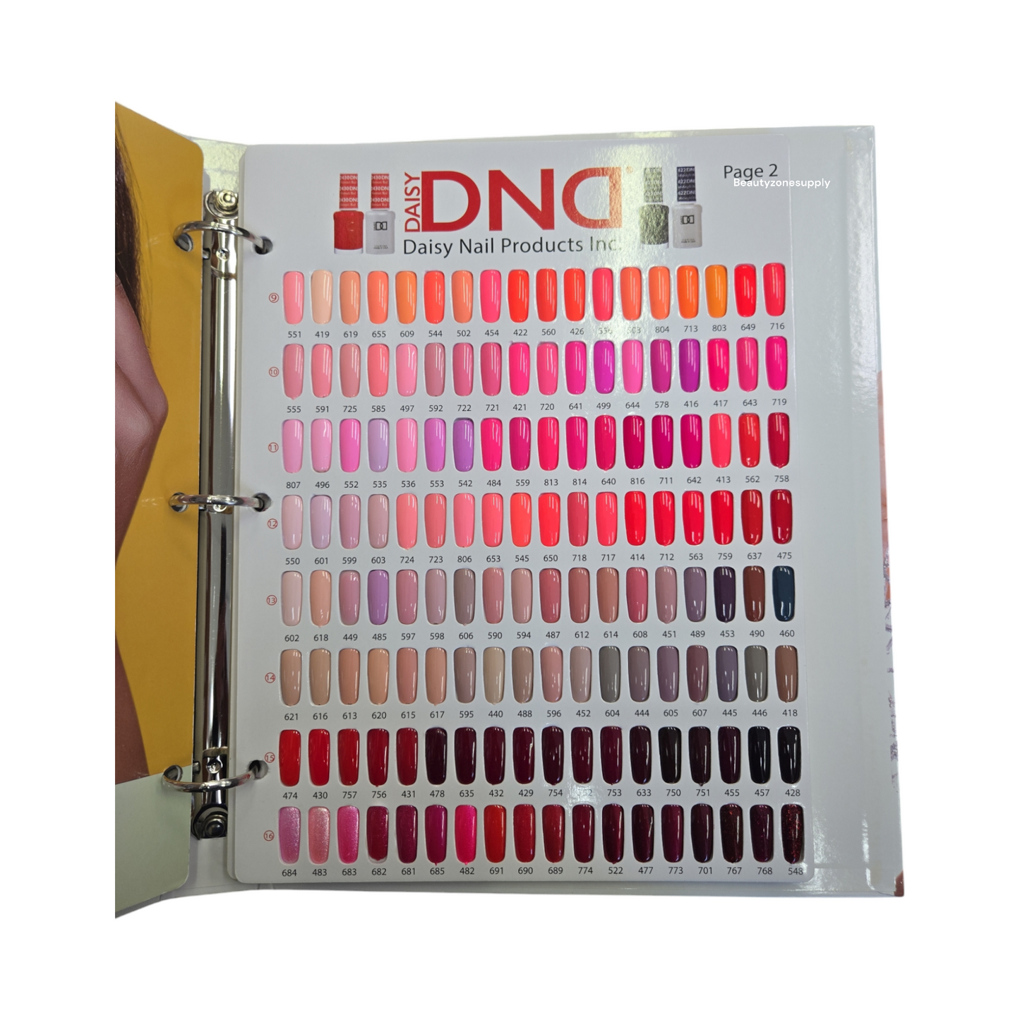 DND Duo Color Swatches Catalog 3 pages 432 colors