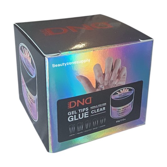 DND Soft Gel Tips E Glue Jar 2.2 fl oz #2 HEMA & TPO Free!