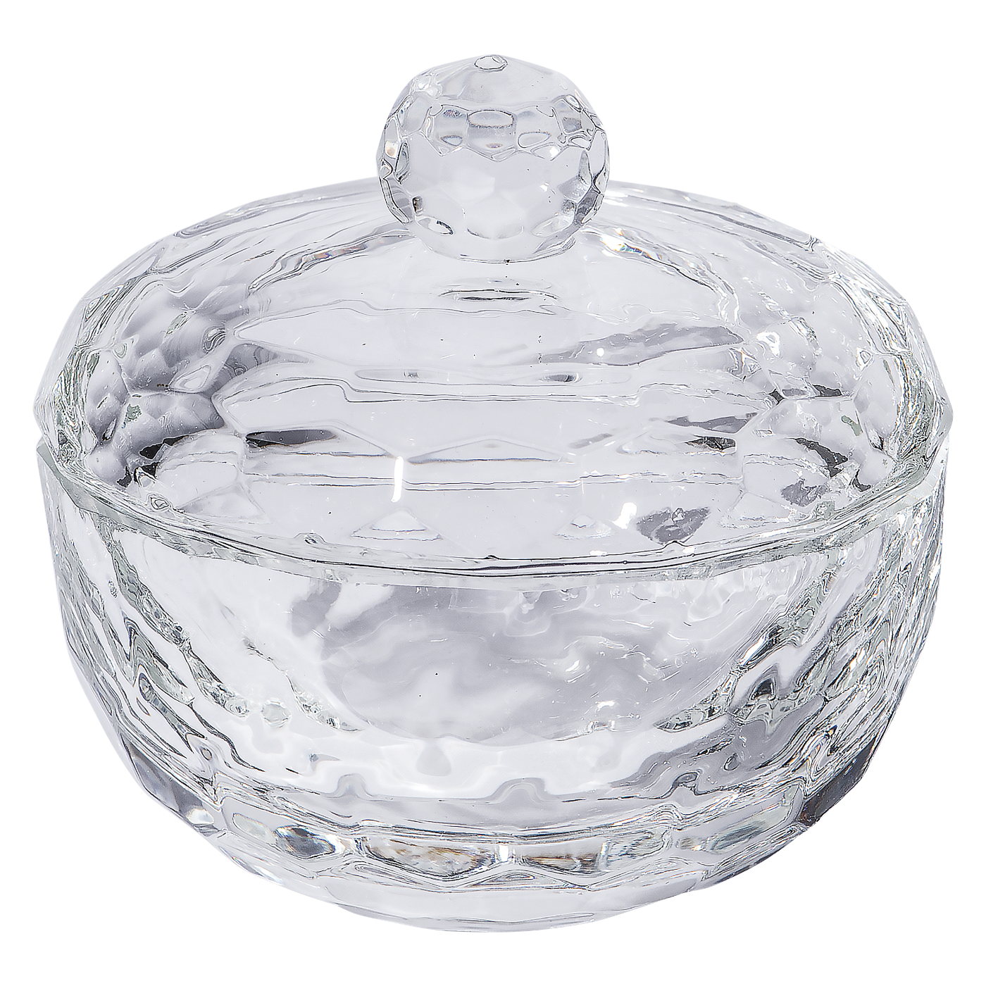 Deluxe Glass Jar with Lid, Round, 40 mL #DL-C246