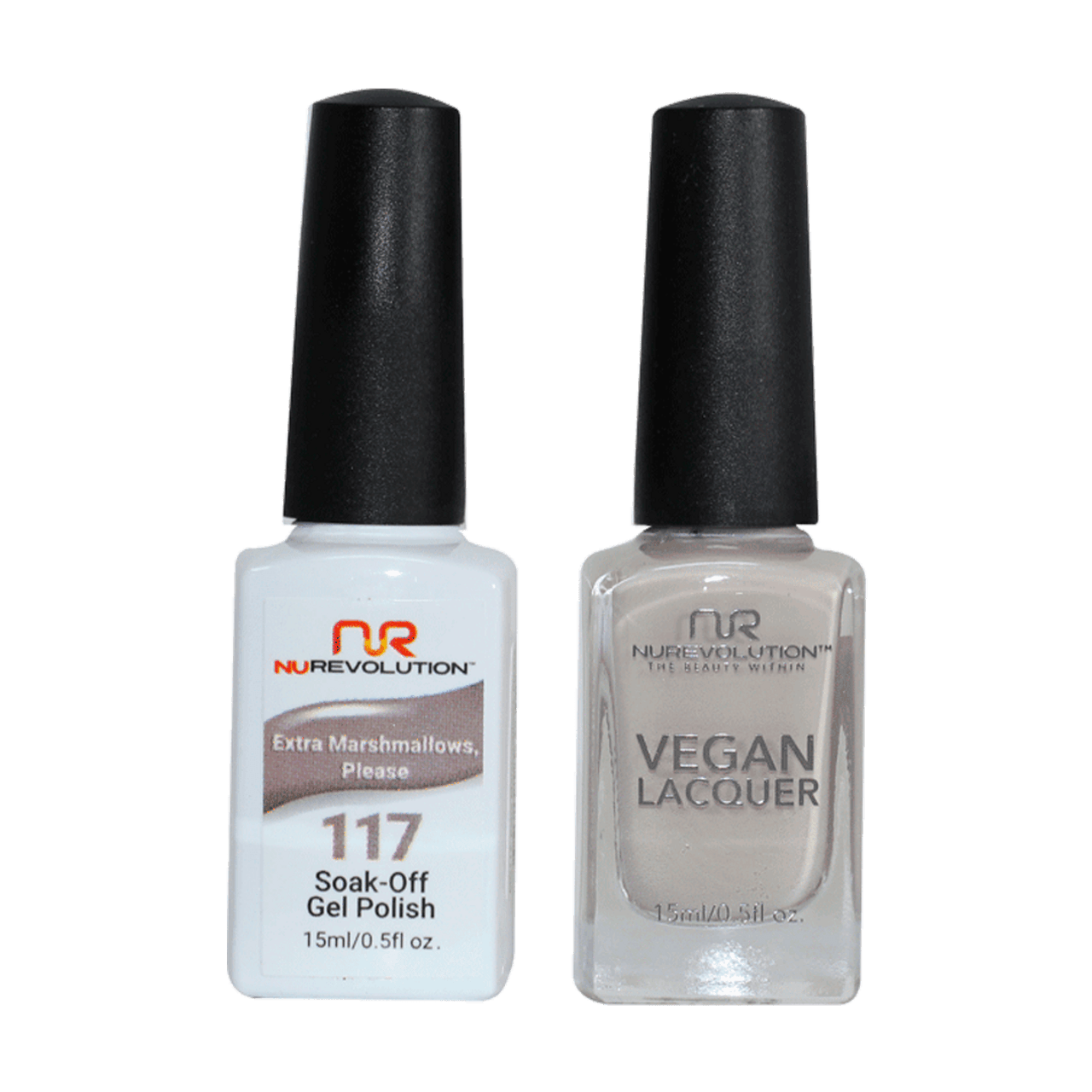Nurevolution Gel & Polish #117 Extra Marshmallows, Please