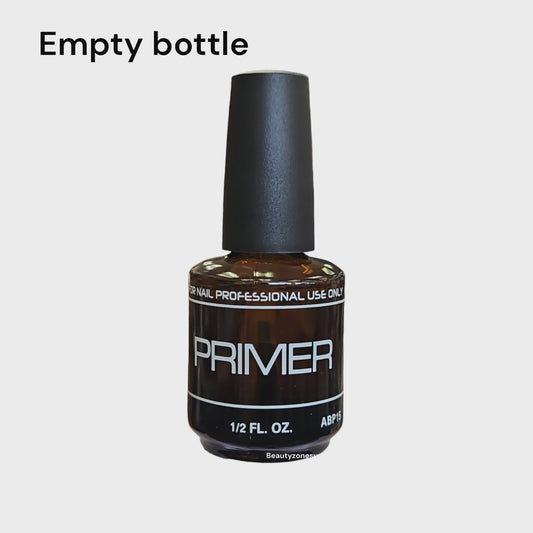 Empty Nail Bottle UV Dark 0.5 oz PRIMER
