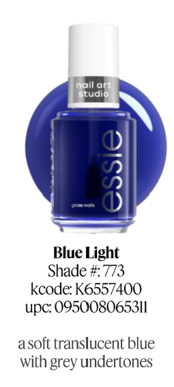 Essie Nail Polish color Blue Light 0.46 oz #773