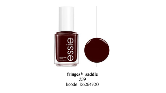 Essie Nail Polish Fringes & Saddle 0.46 oz #359
