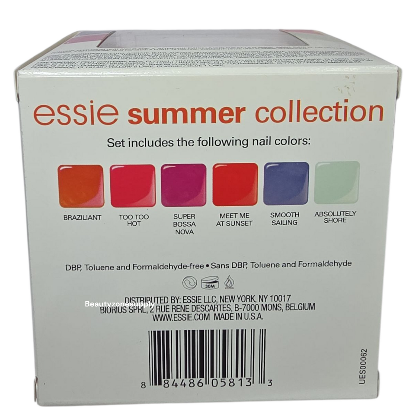 Essie Nail Polish summer collection 6 bottles