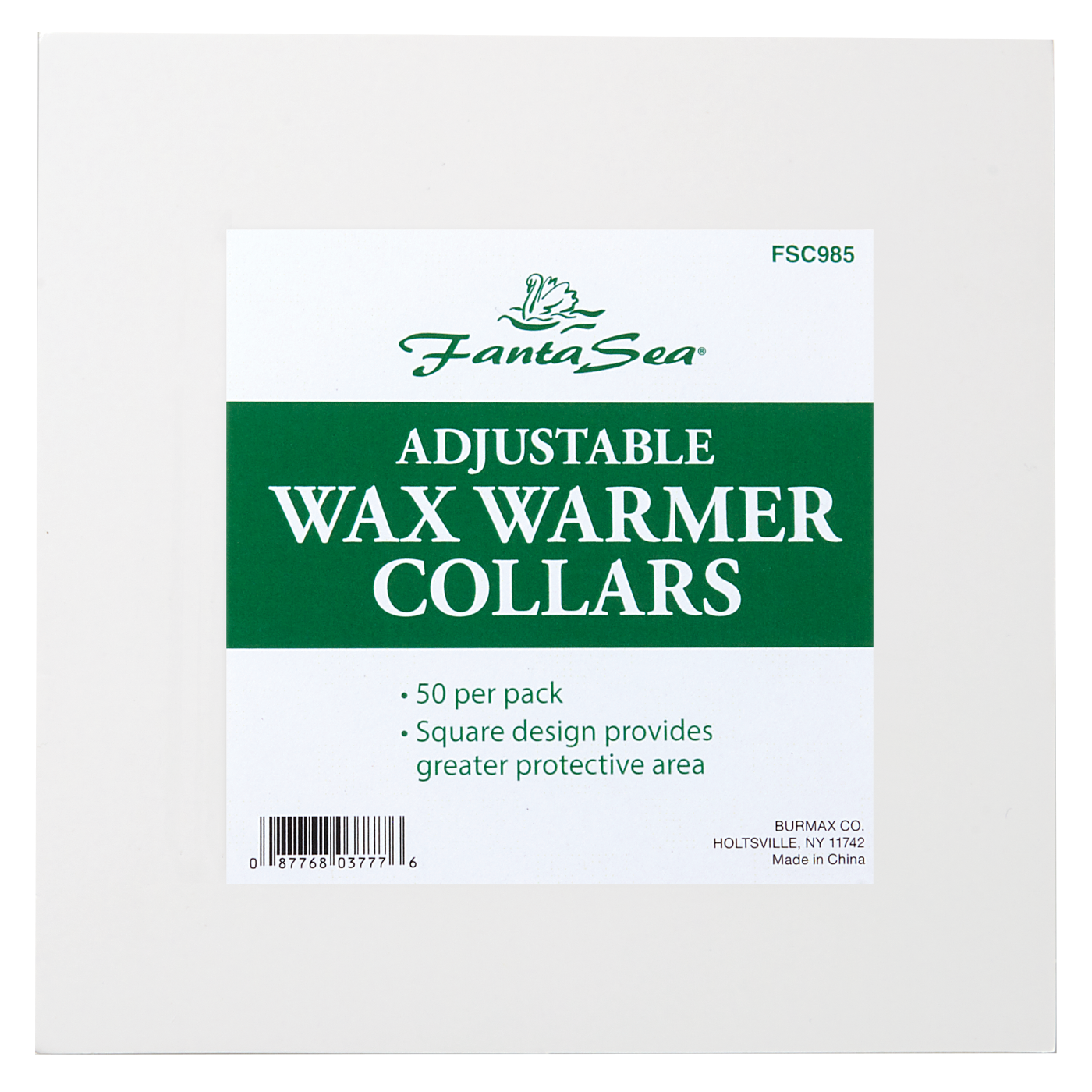 FantaSea Square Wax Warmer Collars - 50 pk. FSC985
