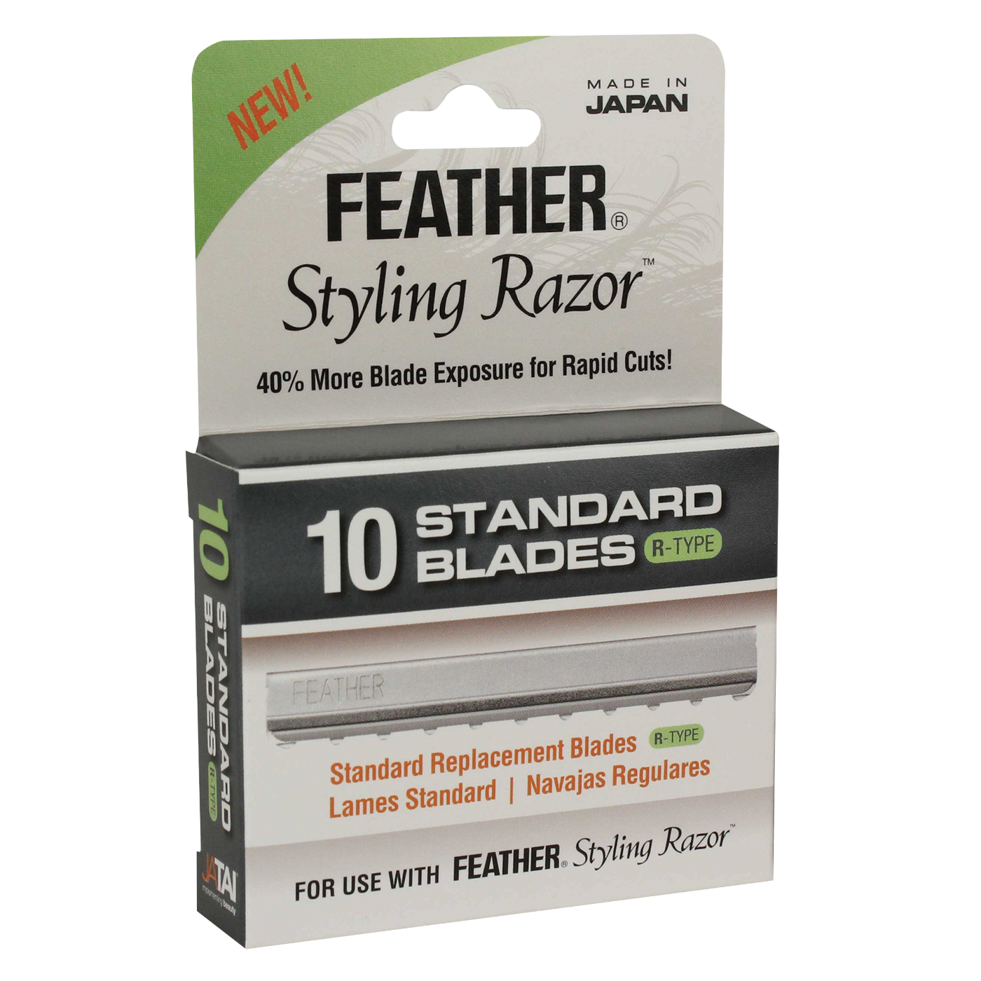 Feather Standard R-Type Replacement Blades - 10 Pack #F120110