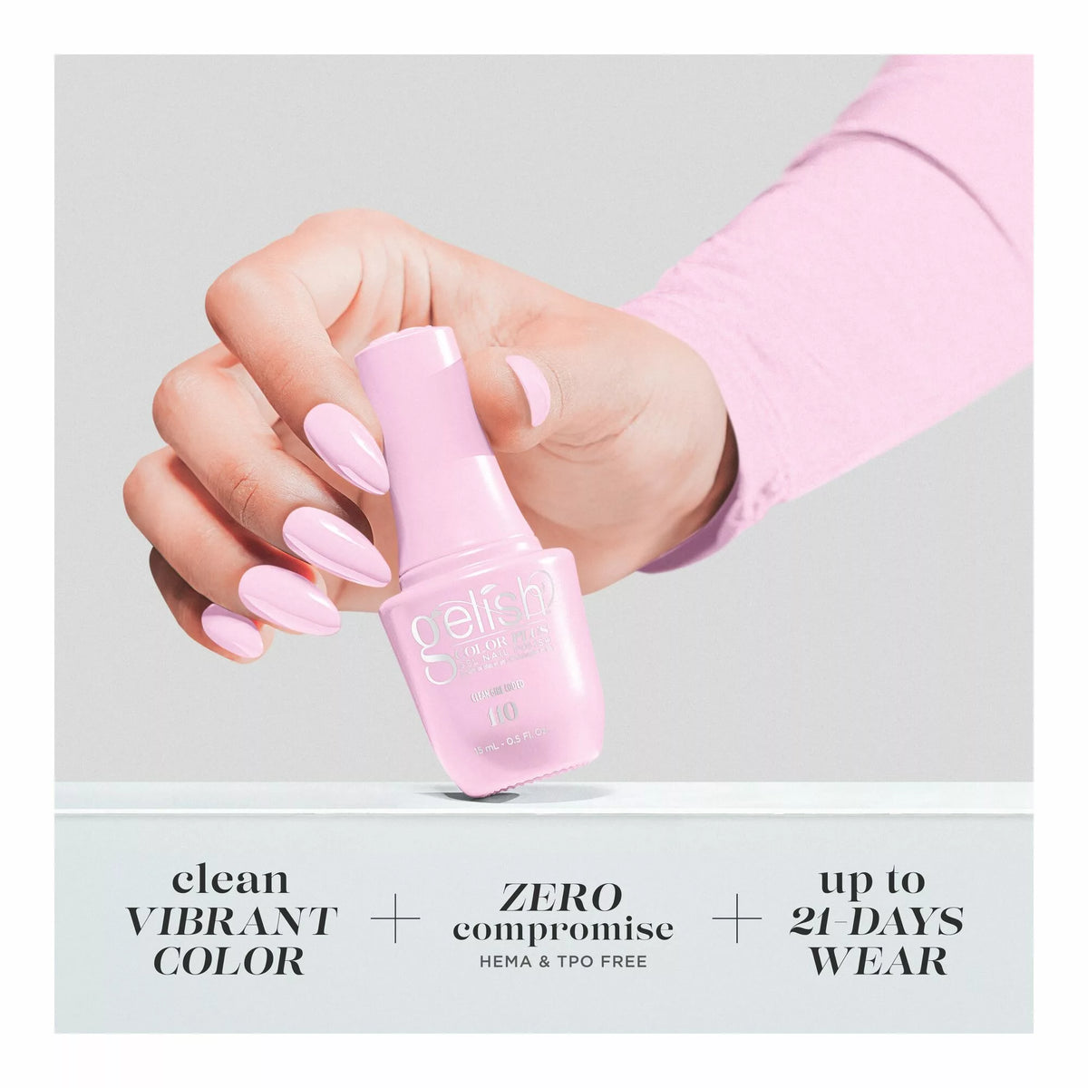 Gelish Color Plus Gel Color 110 Clean Girl Coded 0.5 fl oz #1510110