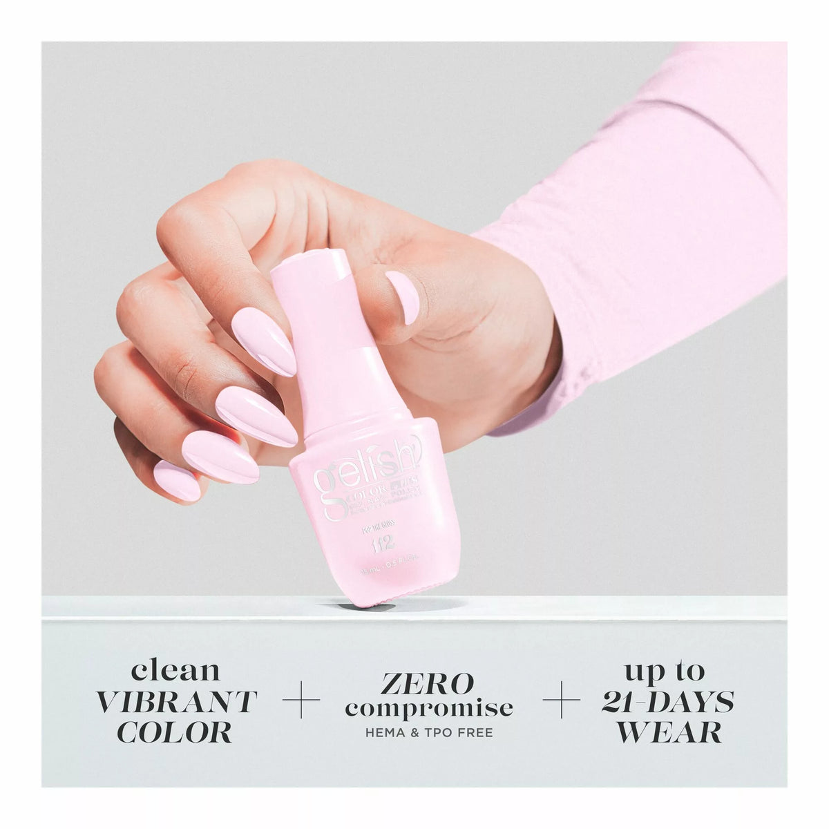 Gelish Color Plus Gel Color 112 Pop The Gloss 0.5 fl oz #1510112