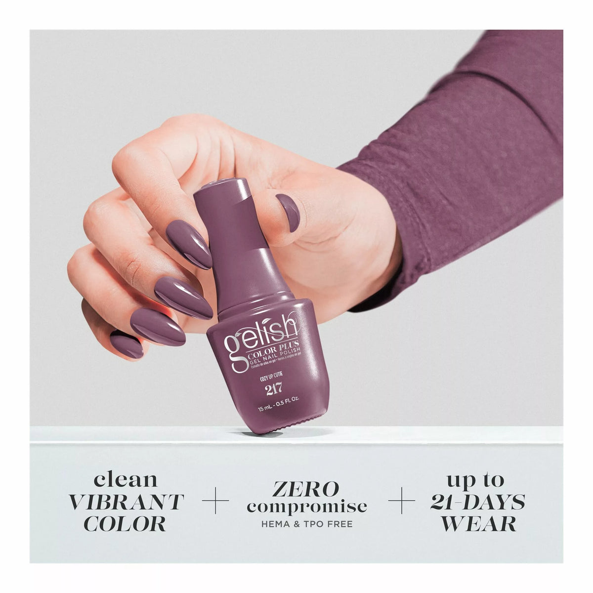 Gelish Color Plus Gel Color 217 Cozy Up Cutie 0.5 fl oz #1510217