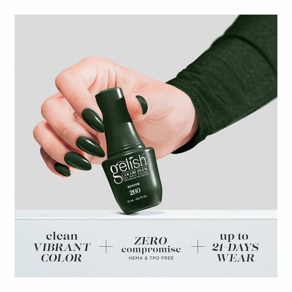 Gelish Color Plus Gel Color 260 Kale Me Maybe 0.5 fl oz #1510260