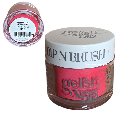 Gelish Dip Powder Poinsettia Stardust #1620582