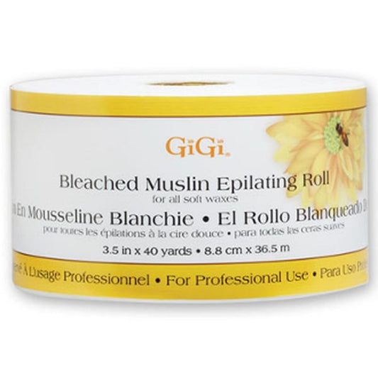 GiGi Bleached Muslin Roll 3.5" x  40 yd #0650