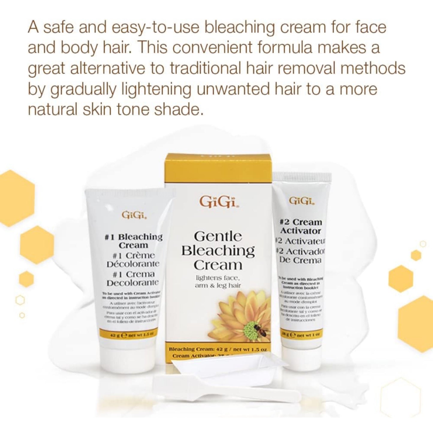 GiGi Wax Gentle Bleaching Cream 1.5 oz #0440