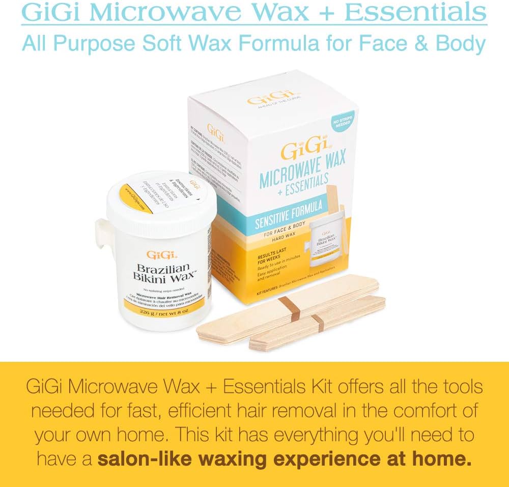 GiGi Microwave Wax Essentials Brazilian Bikini Wax #64503