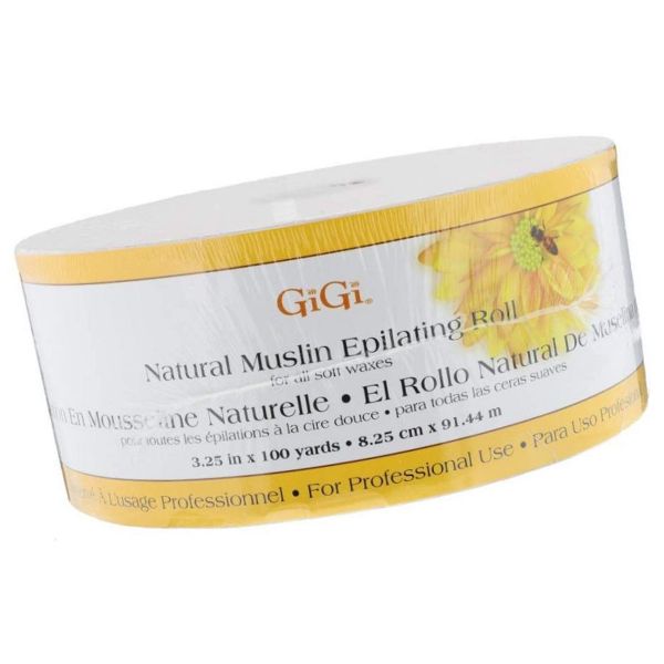GiGi Natural Muslin Roll, 100yd x 3.25 #0628