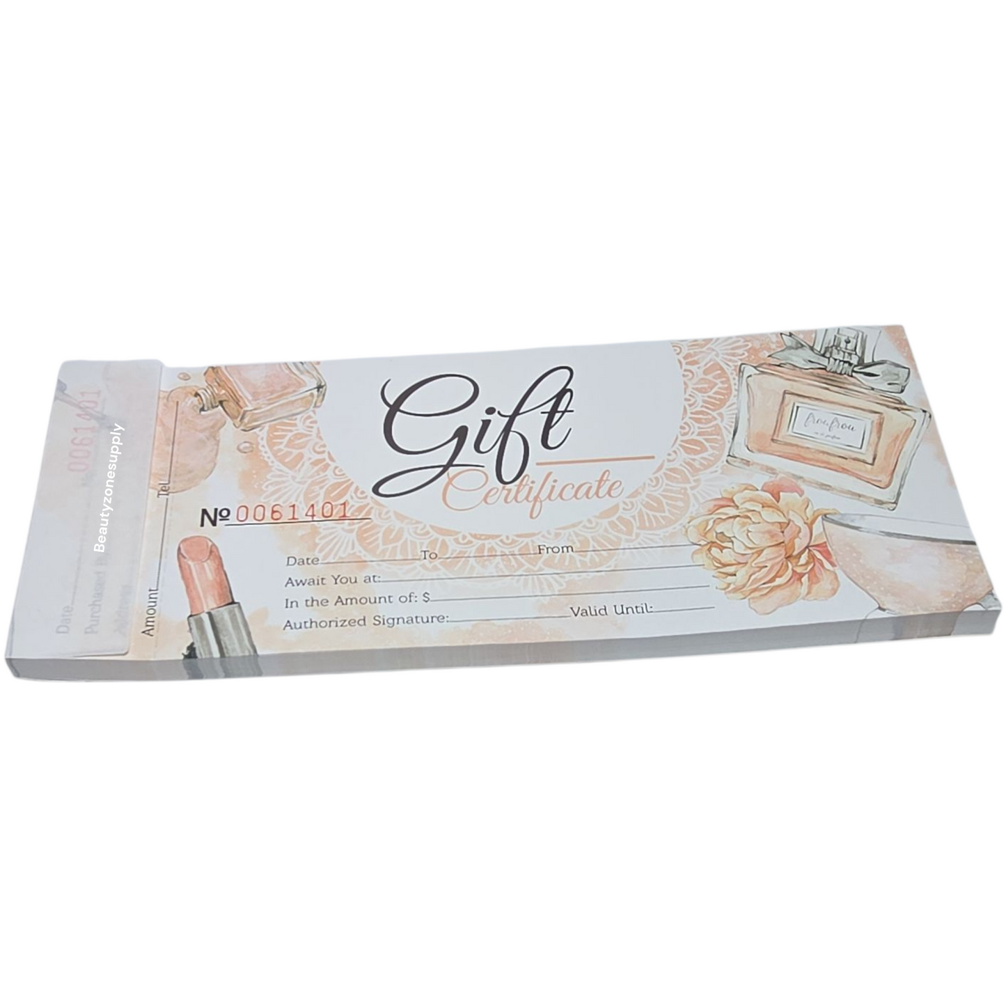 Gift Certificate with Pen & Envelope – 50 Pack (GC-O-EP)