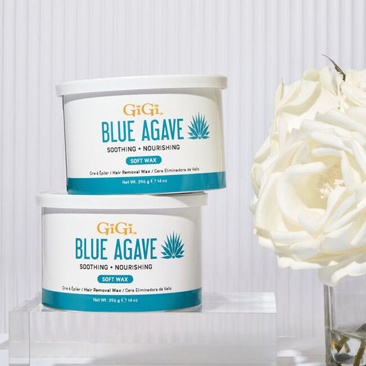 Gigi Soft Wax Blue Agave Soft Wax Beads 14oz 44456