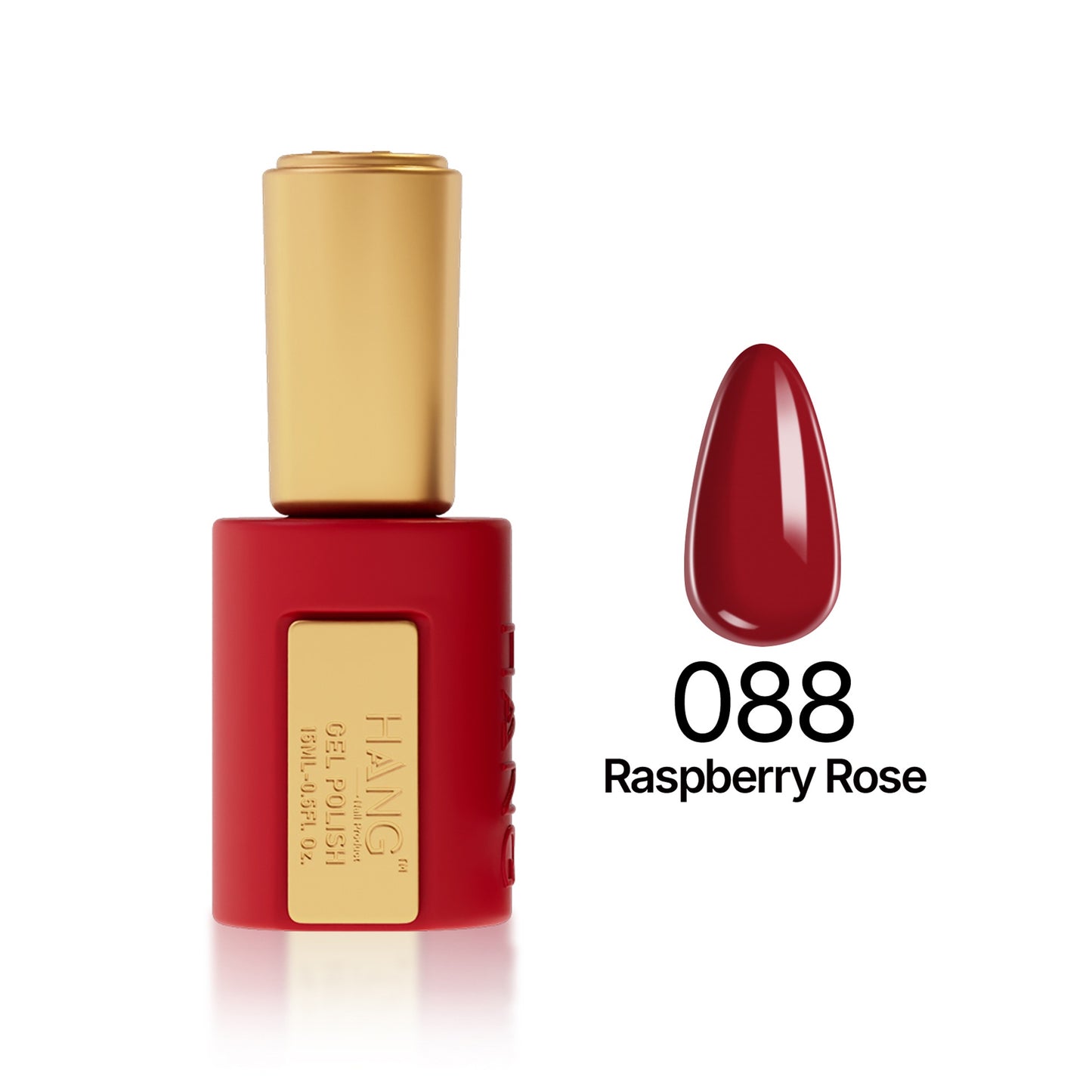 Hang 4 in 1 Gel Premium 088 Raspberry Rose–0.5 oz