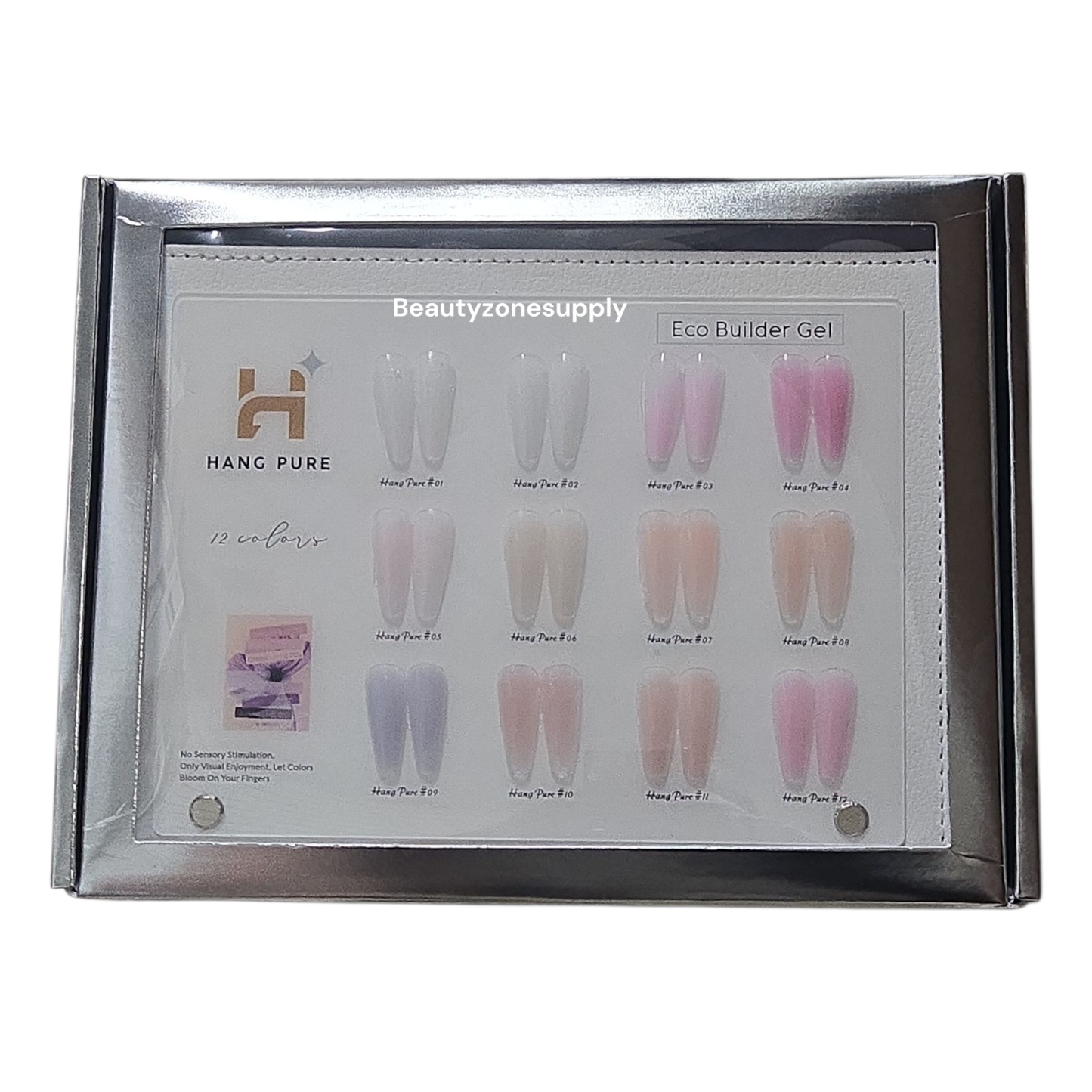 Hang Eco Builder Gel 12 Color 15g in Jar Set