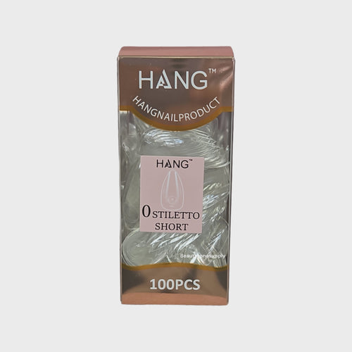 Hang Gel x Tips Premium 100 pc Refill Box Stiletto Short