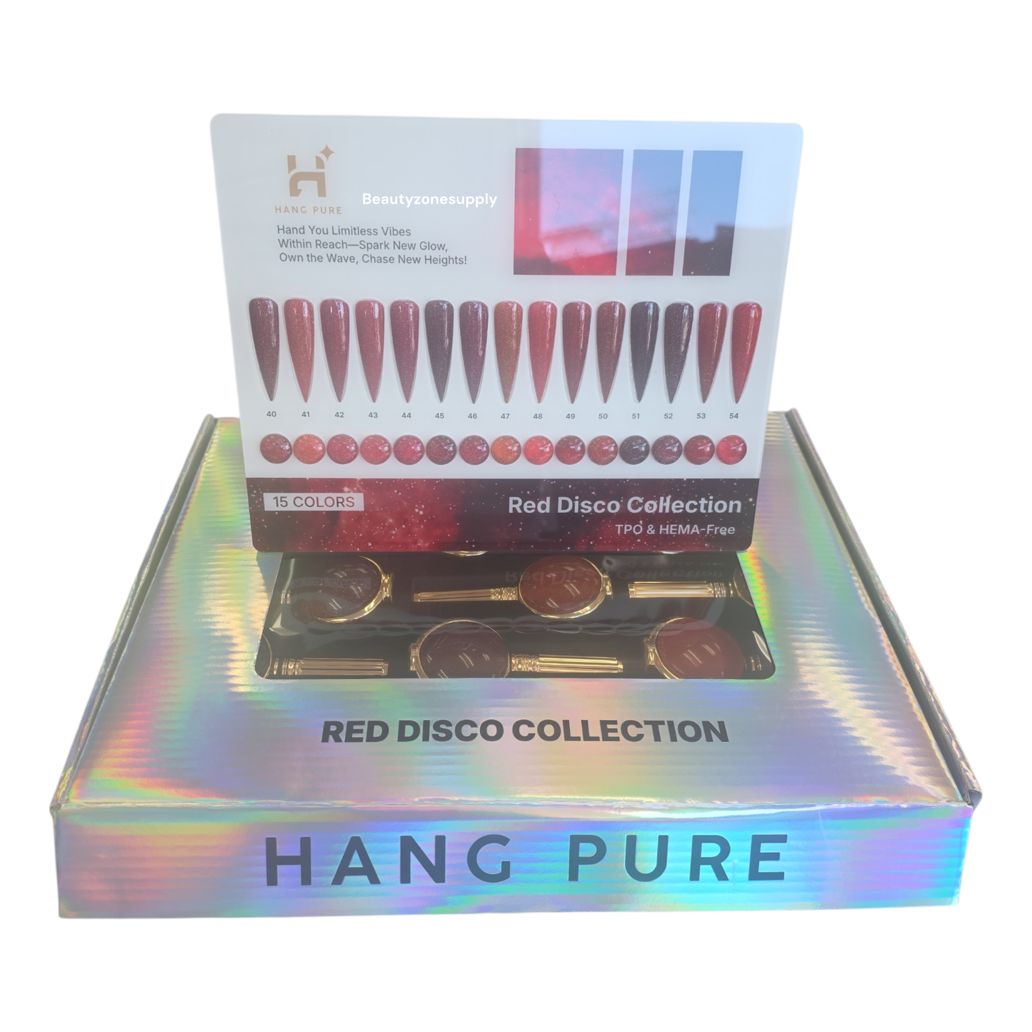 Hang Pure Gel Red Disco Collection Set – 15 Bottles