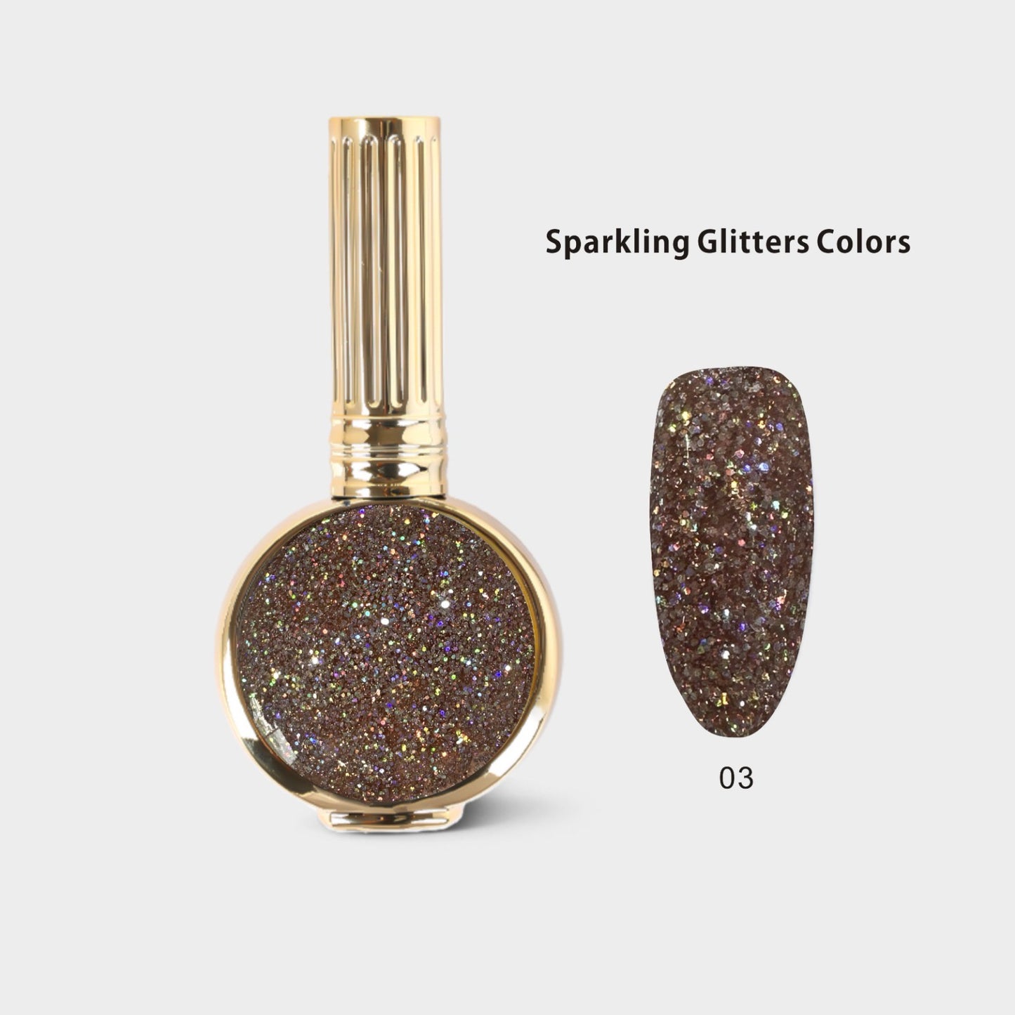 Hang Pure Soak of Gel Sparkling Glitters Color #03