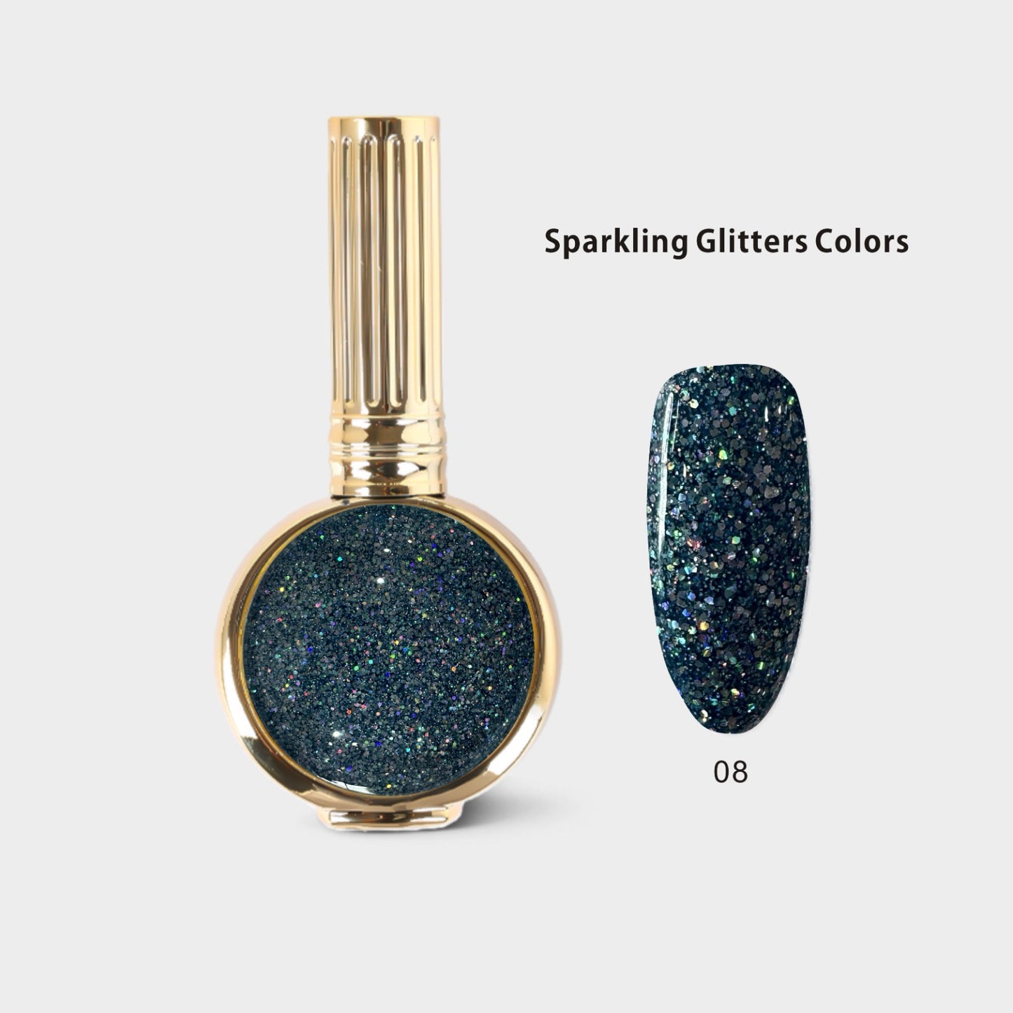 Hang Pure Soak of Gel Sparkling Glitters Color #08