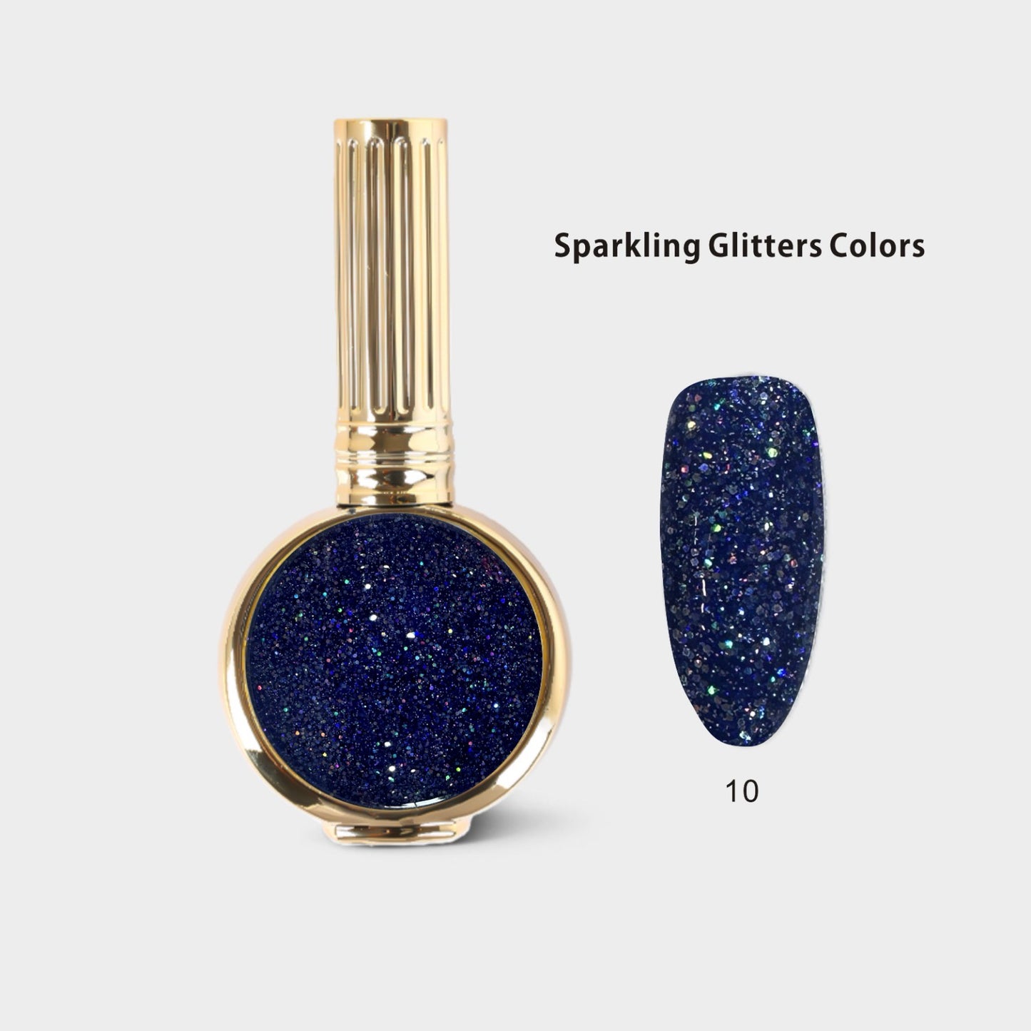 Hang Pure Soak of Gel Sparkling Glitters Color #10