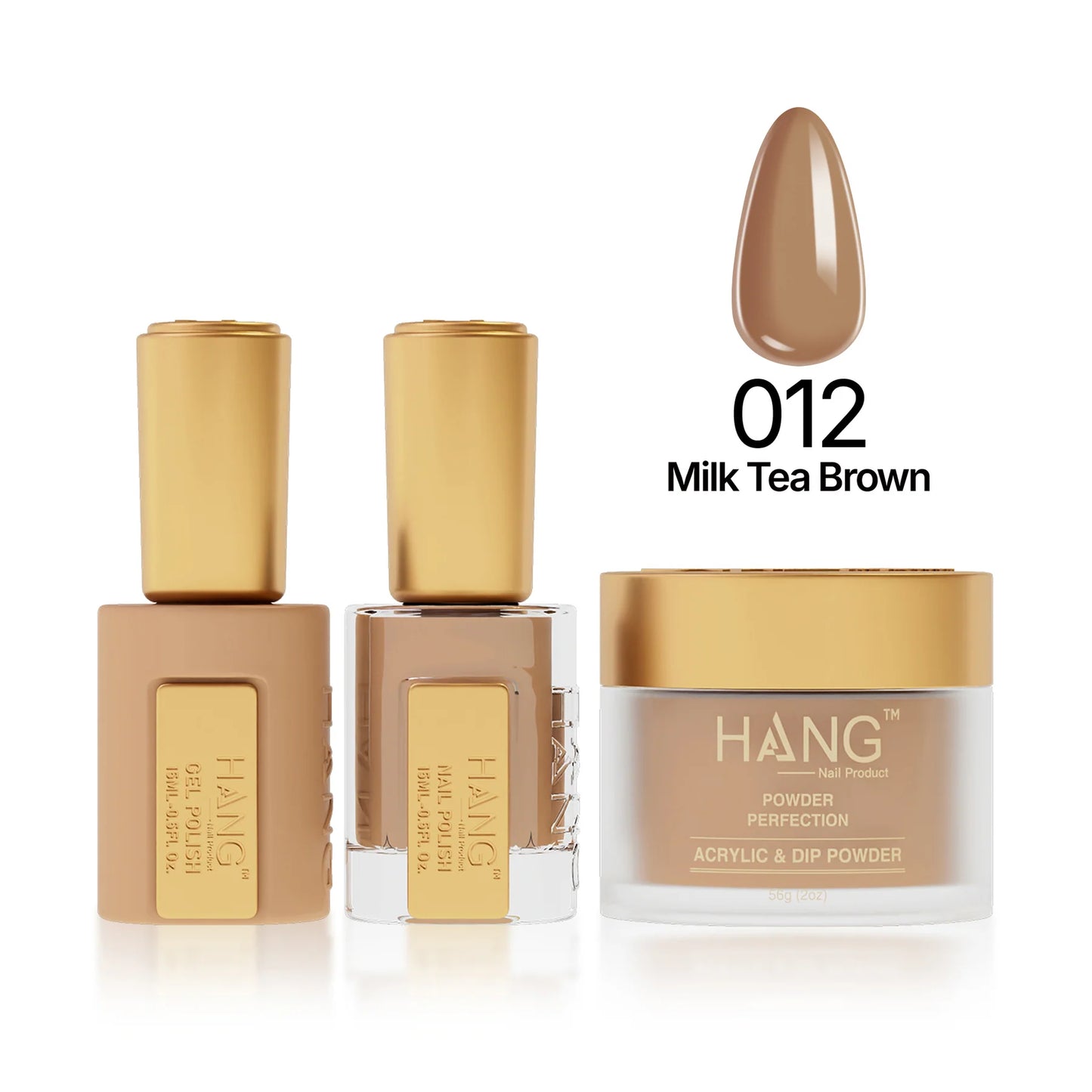 Hang 4 in 1 Premium 012 Milk Tea Brown