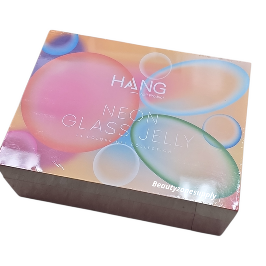 Hang Pure Gel Neon Glass Jelly 24 color with color chart