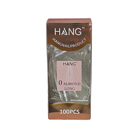 Hang Gel x Tips Premium 100 pc Refill Box Almond Long