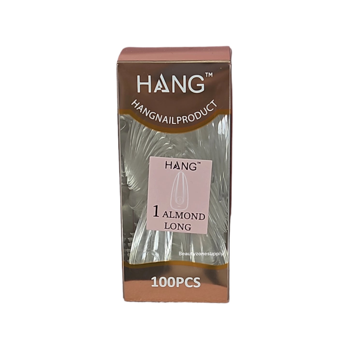 Hang Gel x Tips Premium 100 pc Refill Box Almond Long