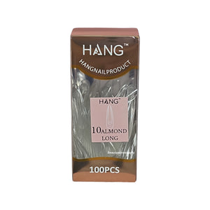 Hang Gel x Tips Premium 100 pc Refill Box Almond Long