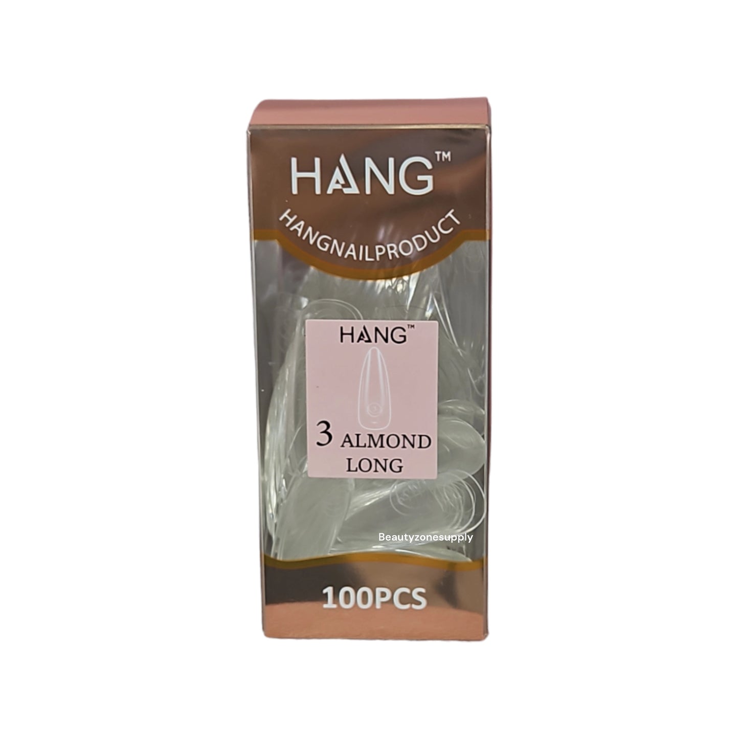 Hang Gel x Tips Premium 100 pc Refill Box Almond Long