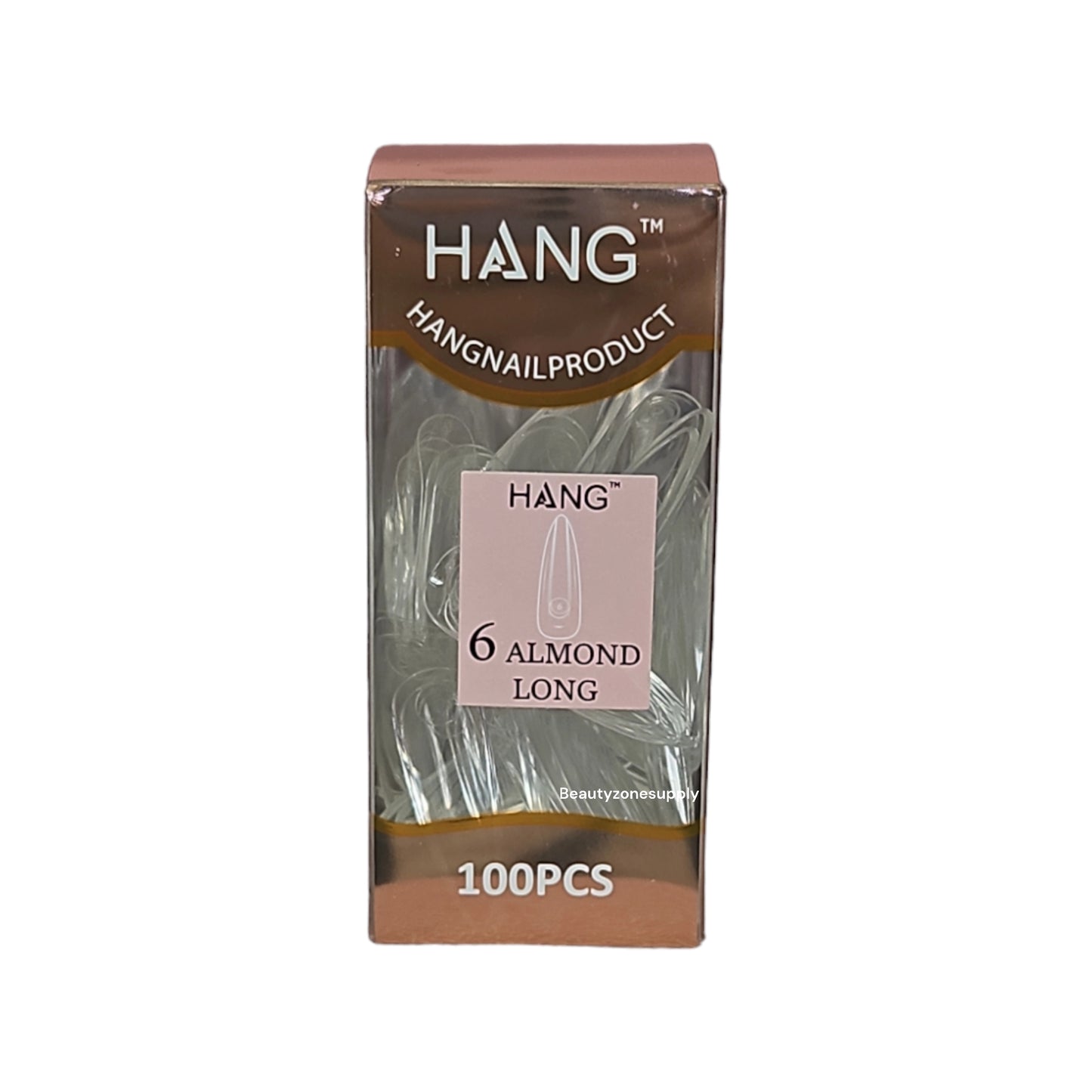 Hang Gel x Tips Premium 100 pc Refill Box Almond Long