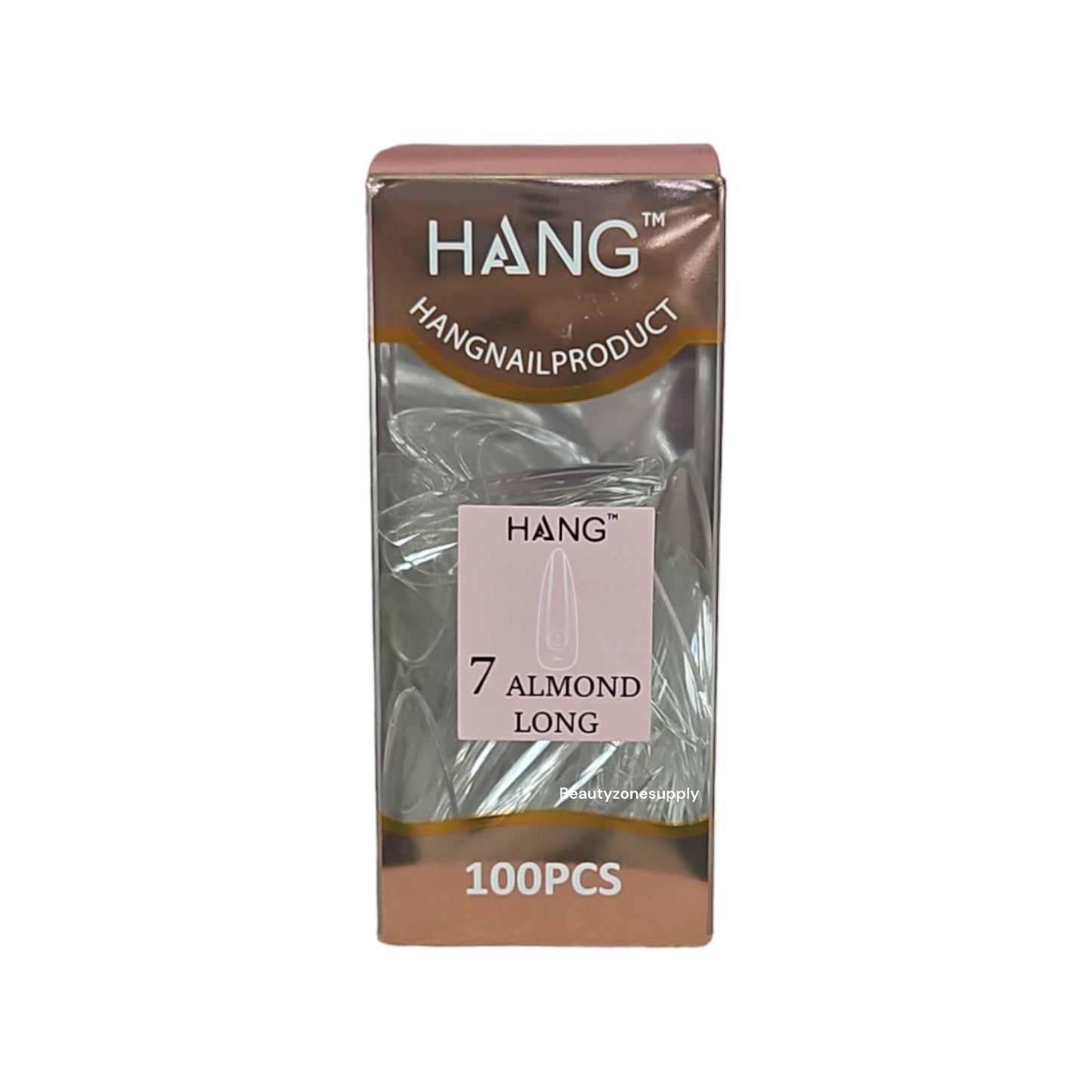 Hang Gel x Tips Premium 100 pc Refill Box Almond Long