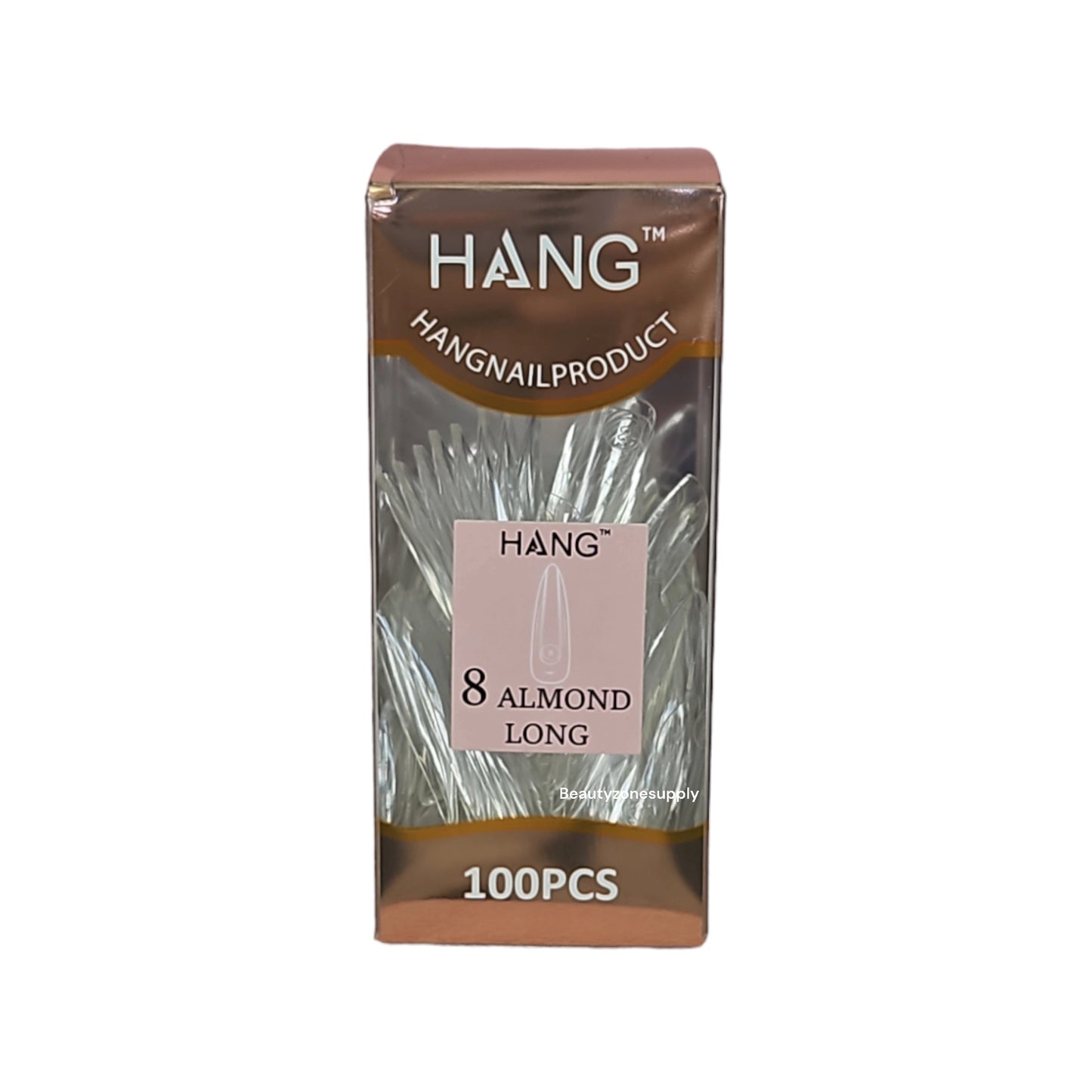 Hang Gel x Tips Premium 100 pc Refill Box Almond Long
