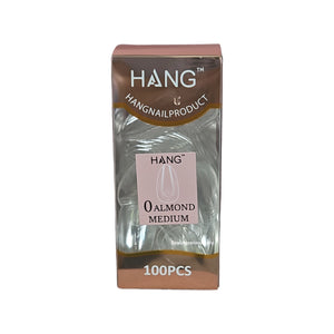 Hang Gel x Tips Premium 100 pc Refill Box Almond Medium