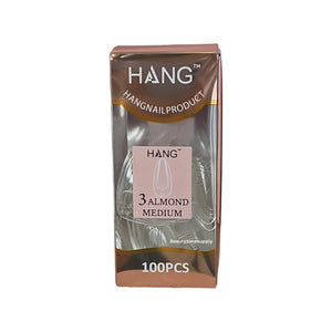 Hang Gel x Tips Premium 100 pc Refill Box Almond Medium