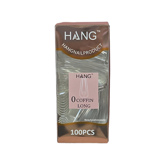 Hang Gel x Tips Premium 100 pc Refill Box Coffin Long