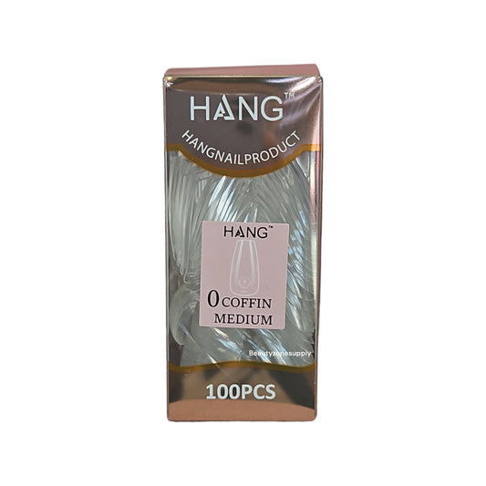 Hang Gel x Tips Premium 100 pc Refill Box Coffin Medium