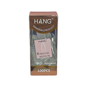 Hang Gel x Tips Premium 100 pc Refill Box Round Medium