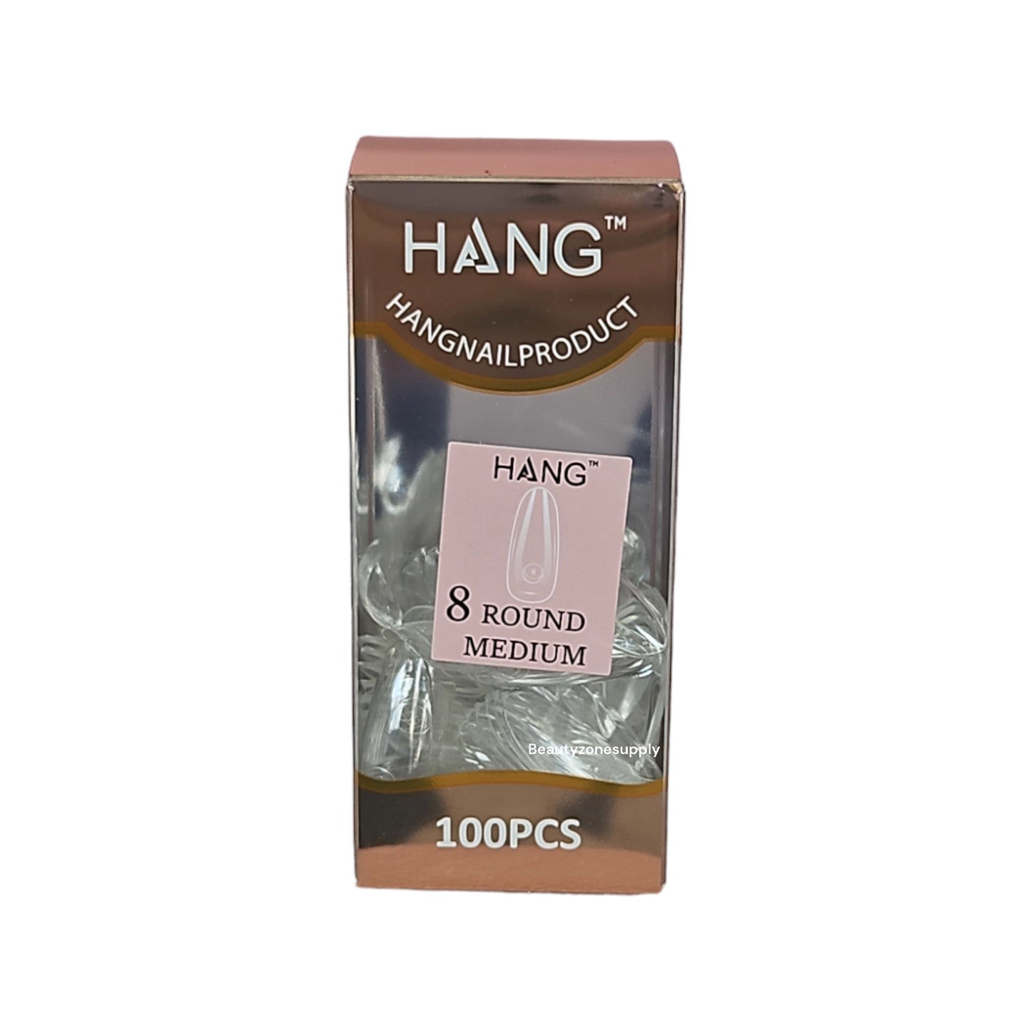 Hang Gel x Tips Premium 100 pc Refill Box Round Medium
