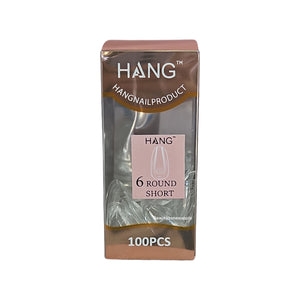 Hang Gel x Tips Premium 100 pc Refill Box Round Short