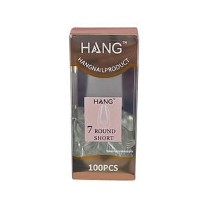 Hang Gel x Tips Premium 100 pc Refill Box Round Short