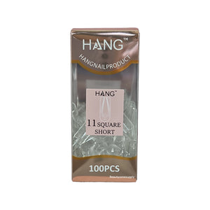 Hang Gel x Tips Premium 100 pc Refill Box Square Short