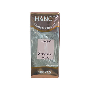 Hang Gel x Tips Premium 100 pc Refill Box Square Long