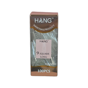 Hang Gel x Tips Premium 100 pc Refill Box Square Long