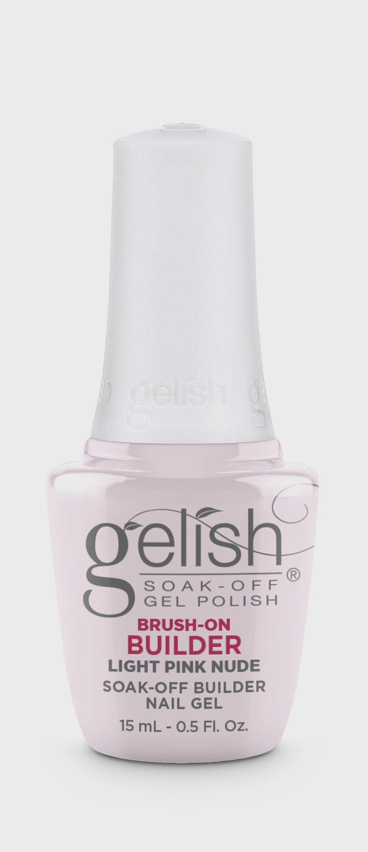 Harmony Gelish Brush On Builder Light Pink Nude 0.5oz/15mL #1148126