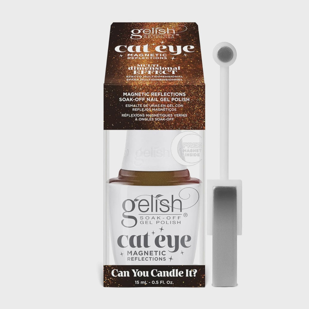 Harmony Gelish Flash Glam Gel Cat Eye Can You Candle It 0.5 oz #1110552